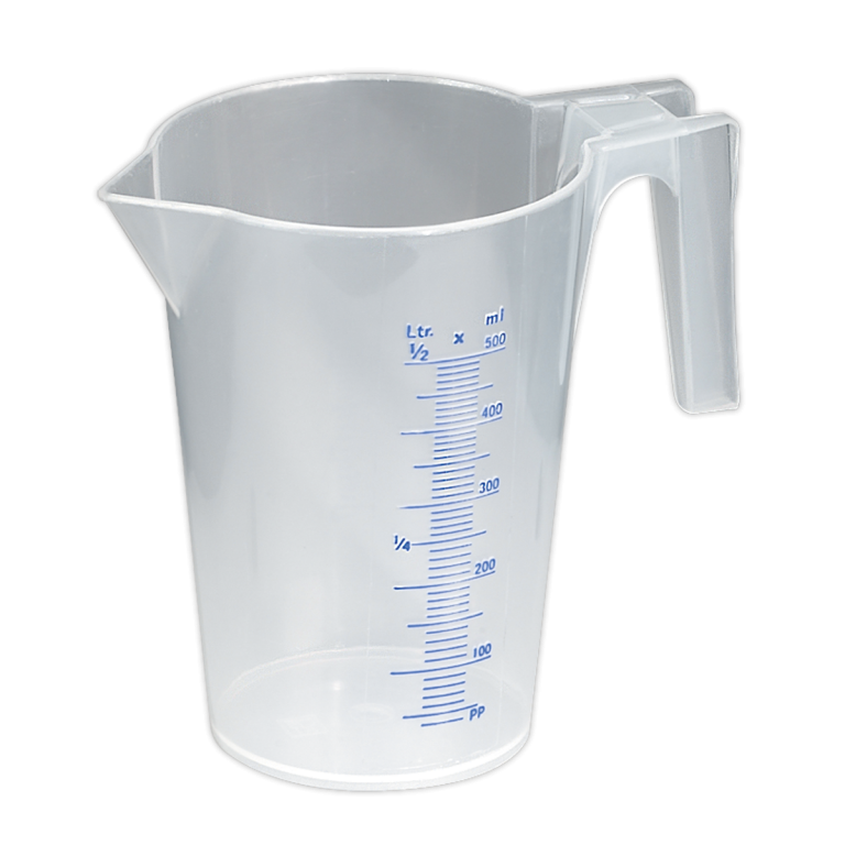 Measuring Jug Translucent 0 5L Huttie