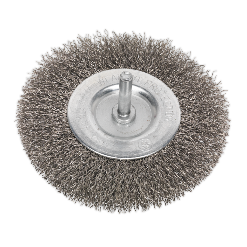 Flat Wire Brush Stainless Steel Mm With Mm Shaft Huttie