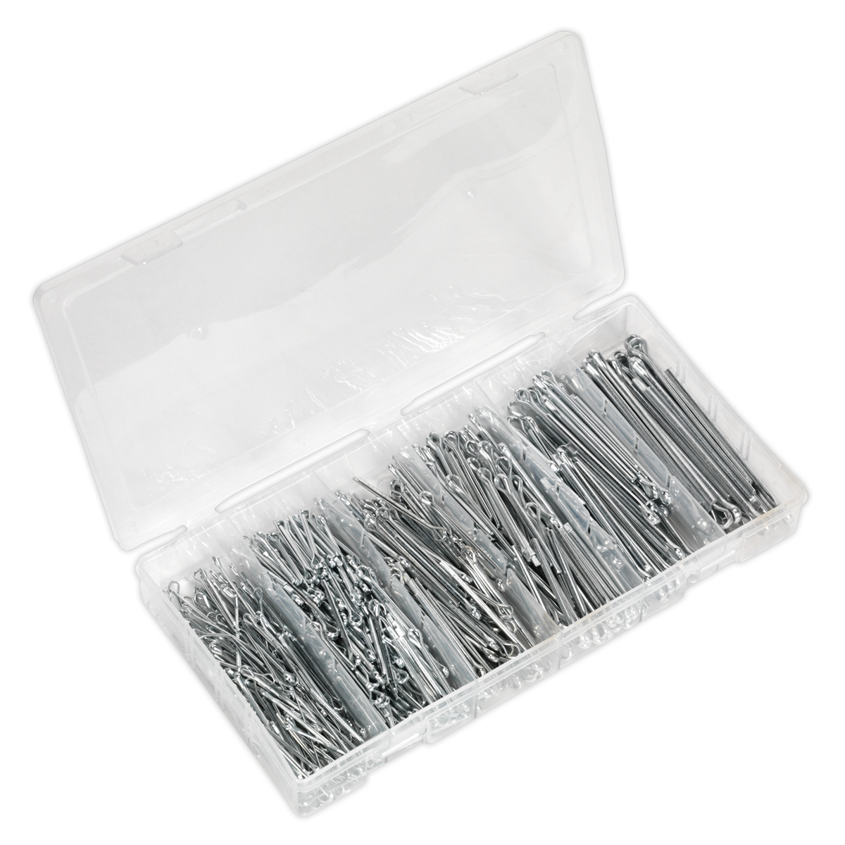Split Pin Assortment 555pc Small Sizes Imperial And Metric Huttie 