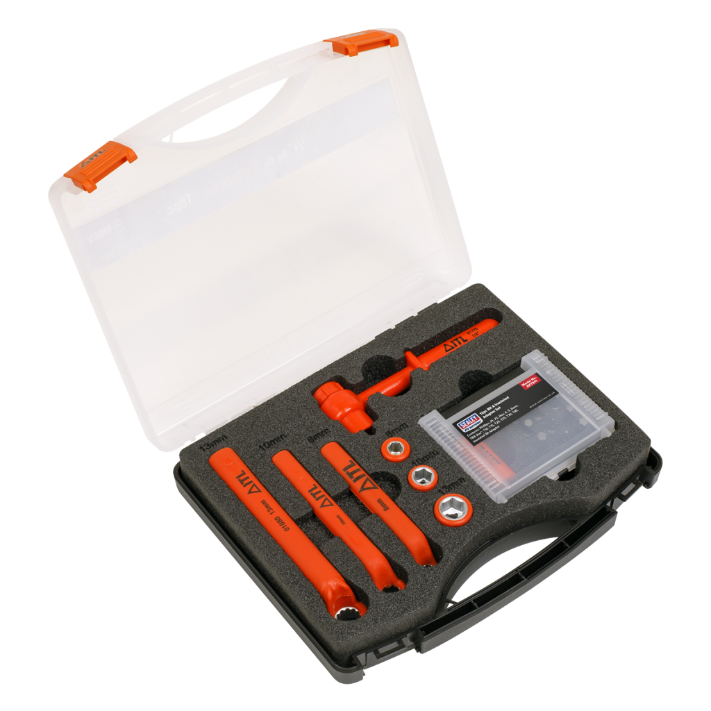 Hybrid Electric Vehicle Battery Tool Kit 19pc Huttie