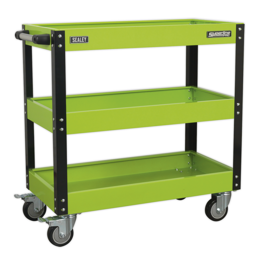 workshop-trolley-3-level-heavy-duty-hi-vis-green-huttie