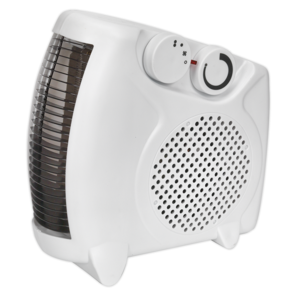 Fan Heater 2000w 230v 2 Heat Settings And Thermostat Huttie