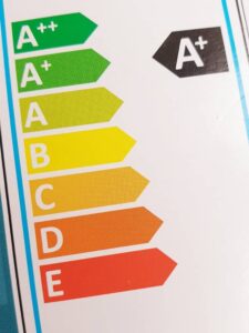 UK energy ratings chart